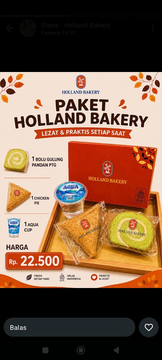 Holland Bakery Sudirman Menu - Image 2